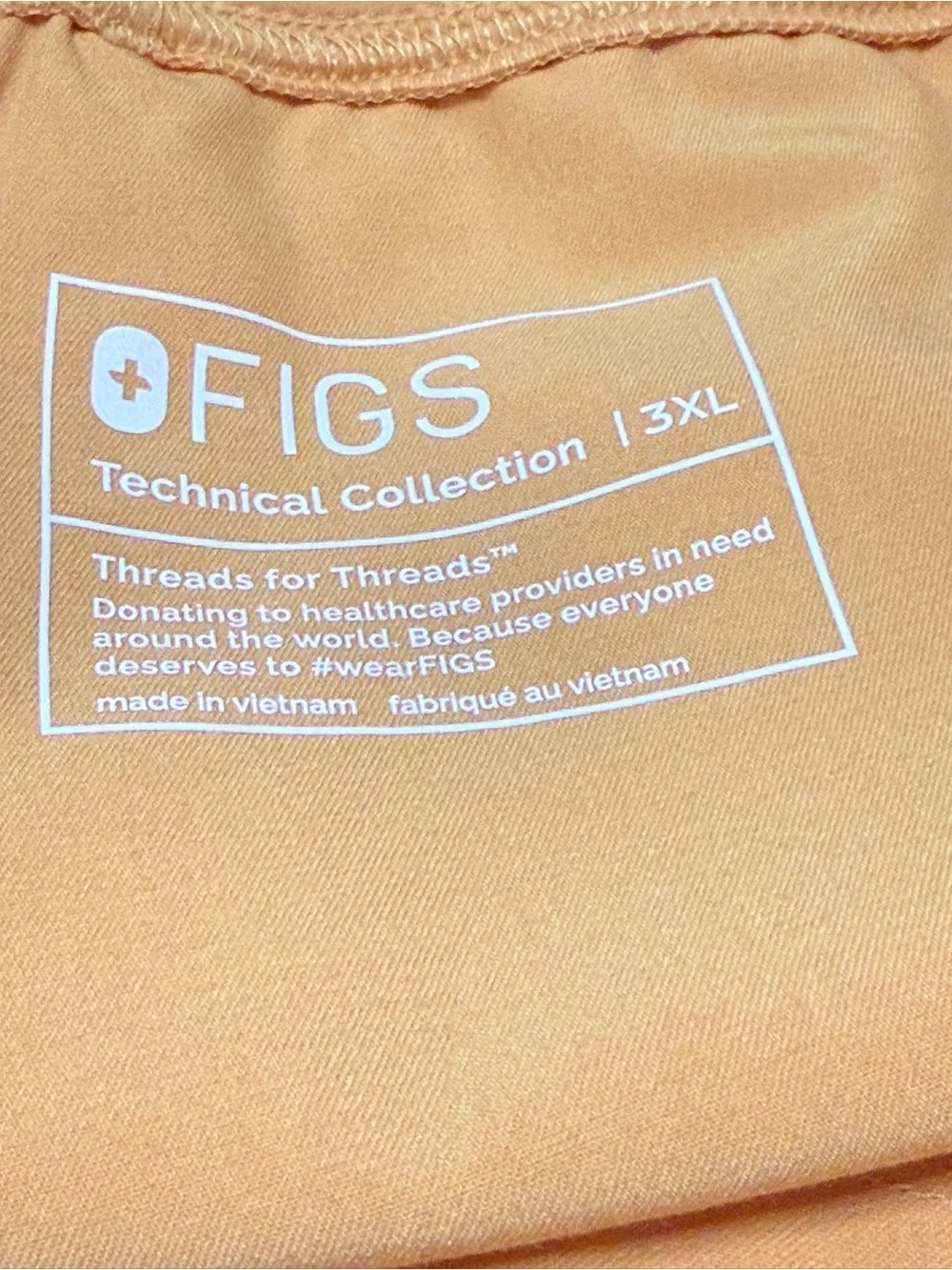 FIGS Axim Scrub Pants Men’s 3XL Regular Peach Orange NWT